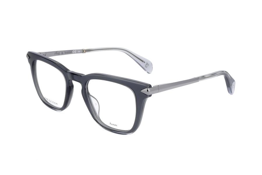Preloved - Rag & Bone Mens 48 Mm Grey Eyeglasses Rnb7048-Kb7-48 One Color