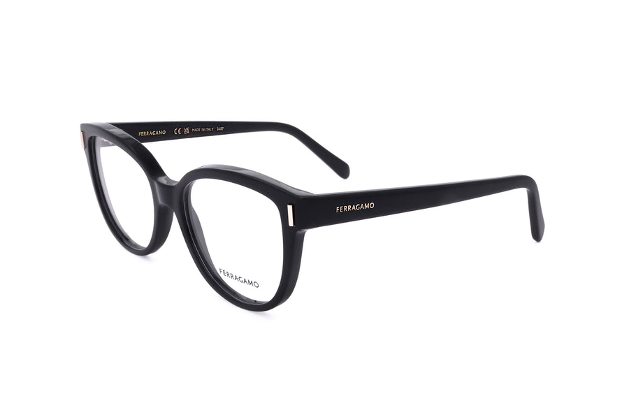 Preloved - Ferragamo Womens 53 Mm Black Eyeglasses Sf2994-001-53 One Color