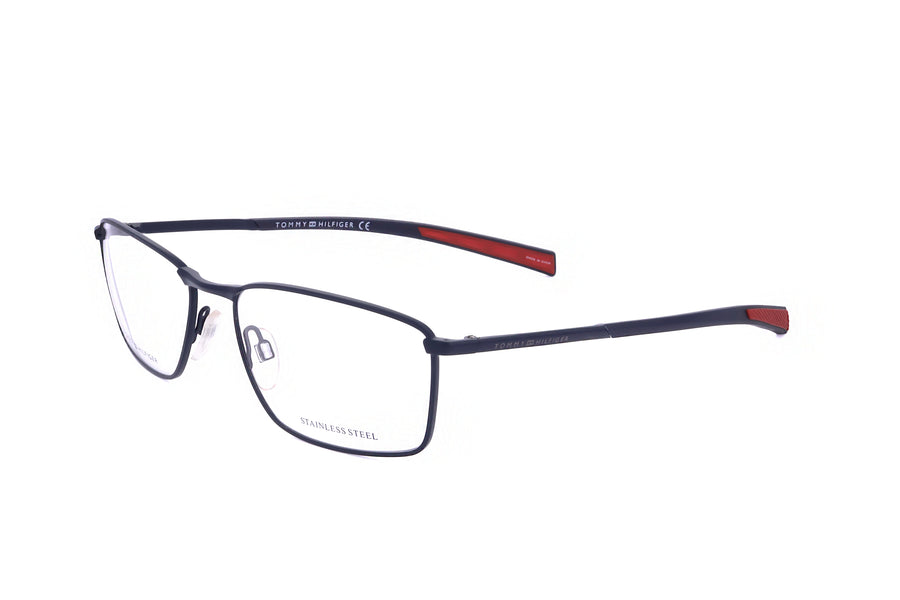 Preloved - Tommy Hilfiger Mens 57 Mm Matte Blue Eyeglasses Th1783-Fll-57 One Color