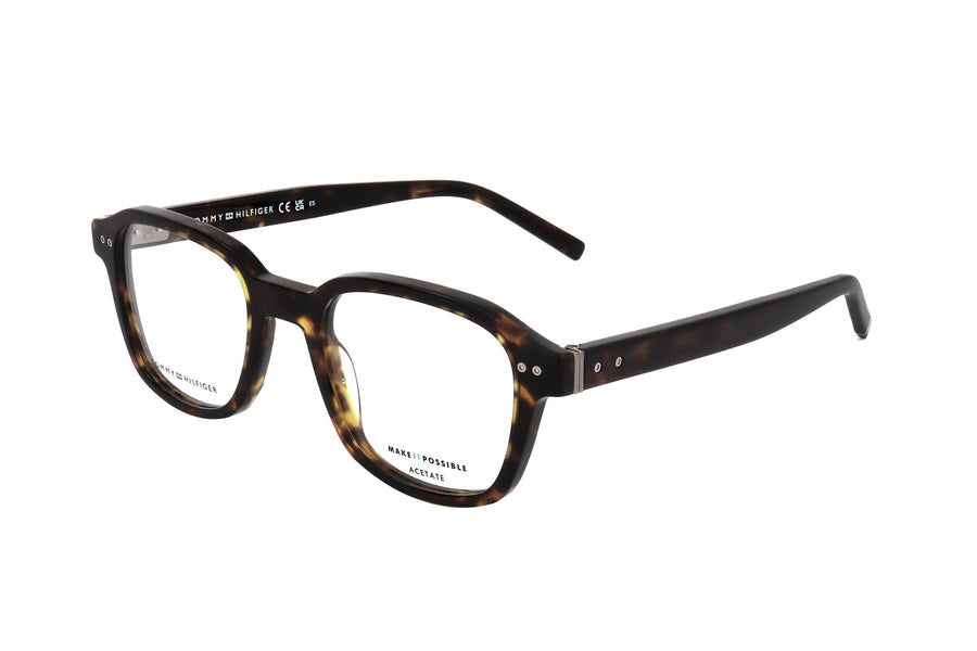 Preloved - Tommy Hilfiger Mens 50 Mm Havana Eyeglasses Th1983-086-50 One Color