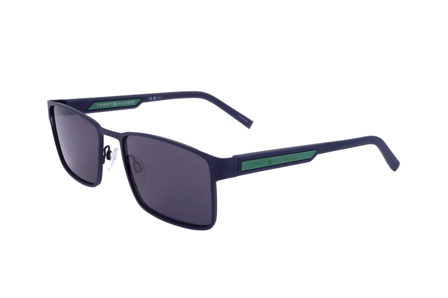 Preloved - Tommy Hilfiger Mens 57mm Matte Blue Sunglasses Th2087-S-Fll-57 One Color