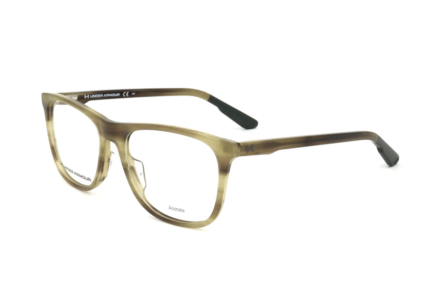 Preloved - Under Armour Mens 54 Mm Olive Horn Eyeglasses Ua5018-G-145-54 One Color