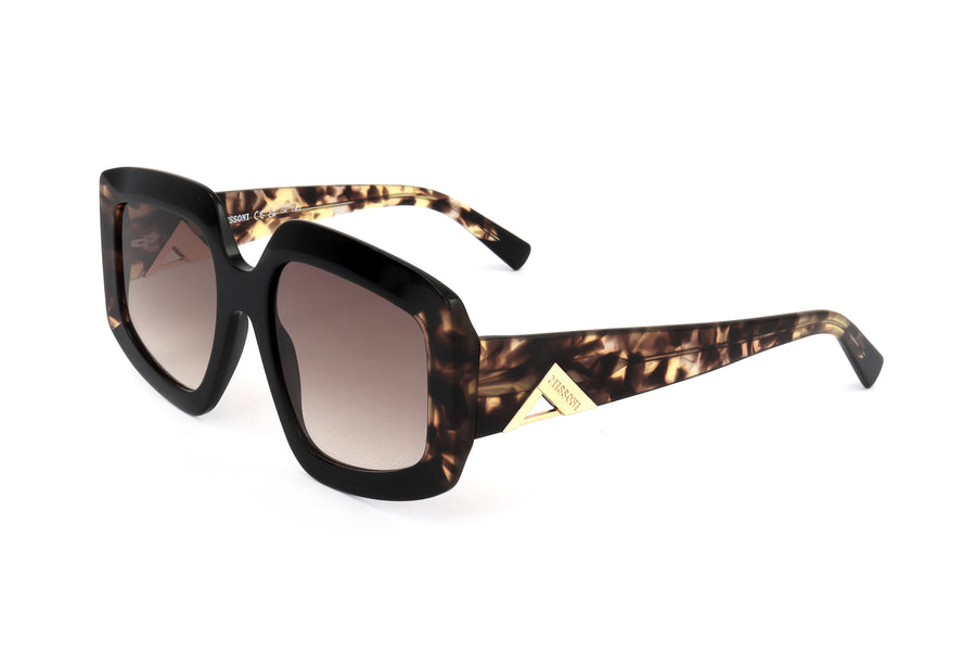 Preloved - Missoni Womens 54 Mm Black-Havana Sunglasses Mis0152-S-Wr7-54 One Color