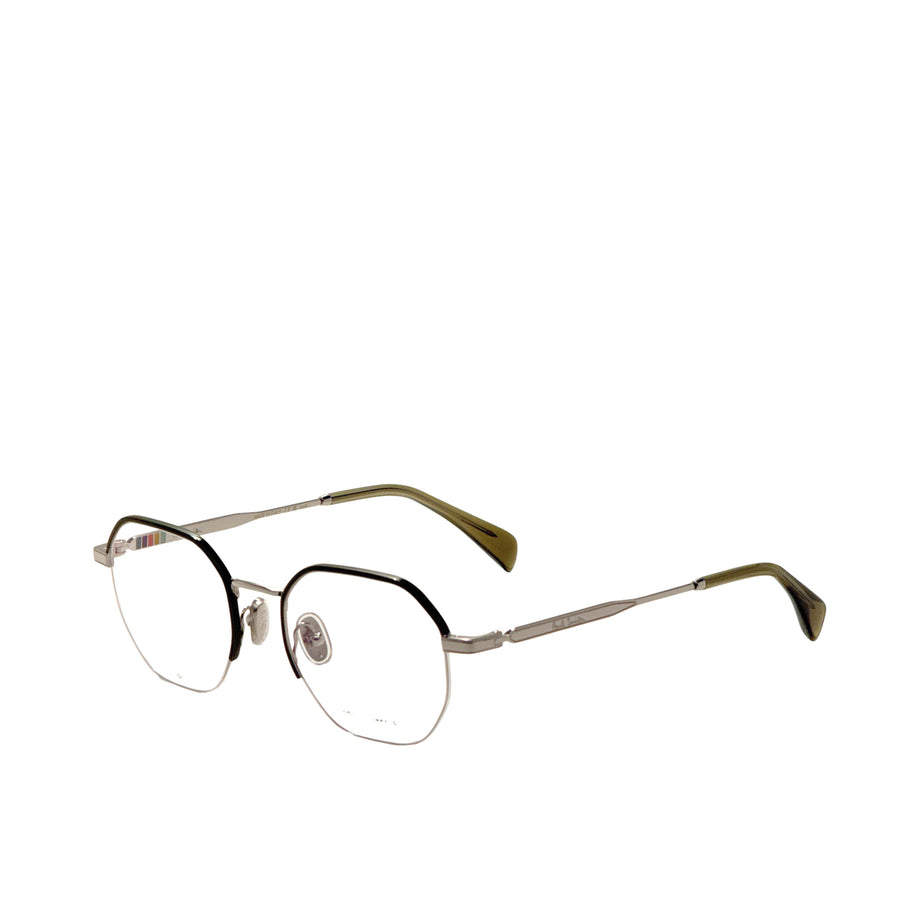 Preloved - Paul Smith Mens Lovell 51mm Silver Khaki Eyeglasses Ps24113-007-51 One Color