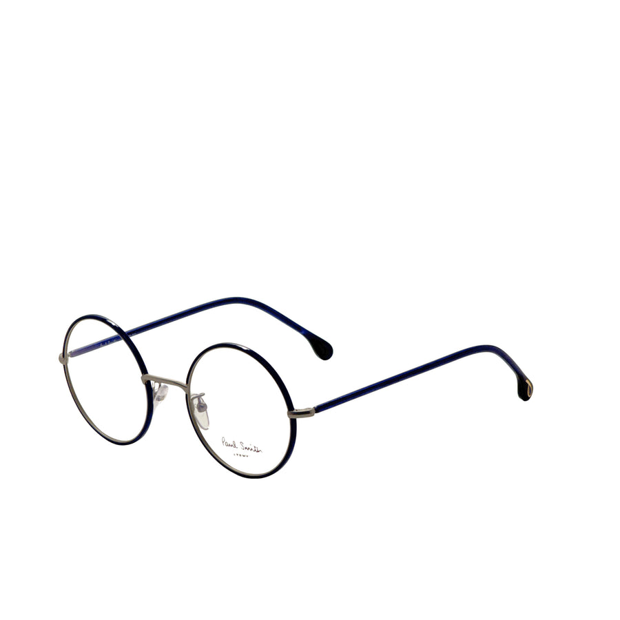 Preloved - Paul Smith Unisex Alford 49mm Deep Navy Matte Silver Eyeglasses Psop004v1-004-49 One Color