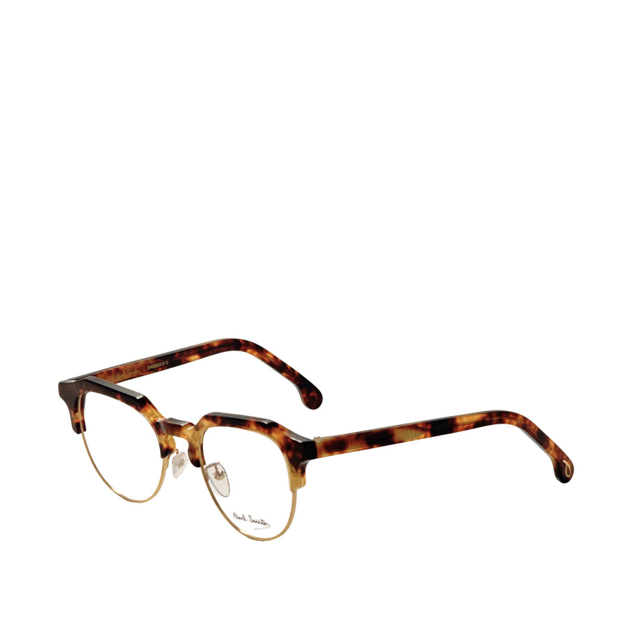 Preloved - Paul Smith Unisex Barber 51mm Honeycomb Tortoise Eyeglasses Psop017v1-002-51 One Color