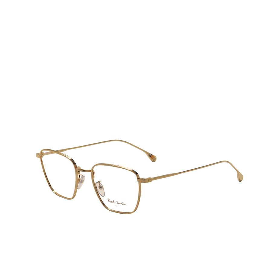 Preloved - Paul Smith Unisex Edgar 51mm Shiny Gold Eyeglasses Psop06851-001-51 One Color