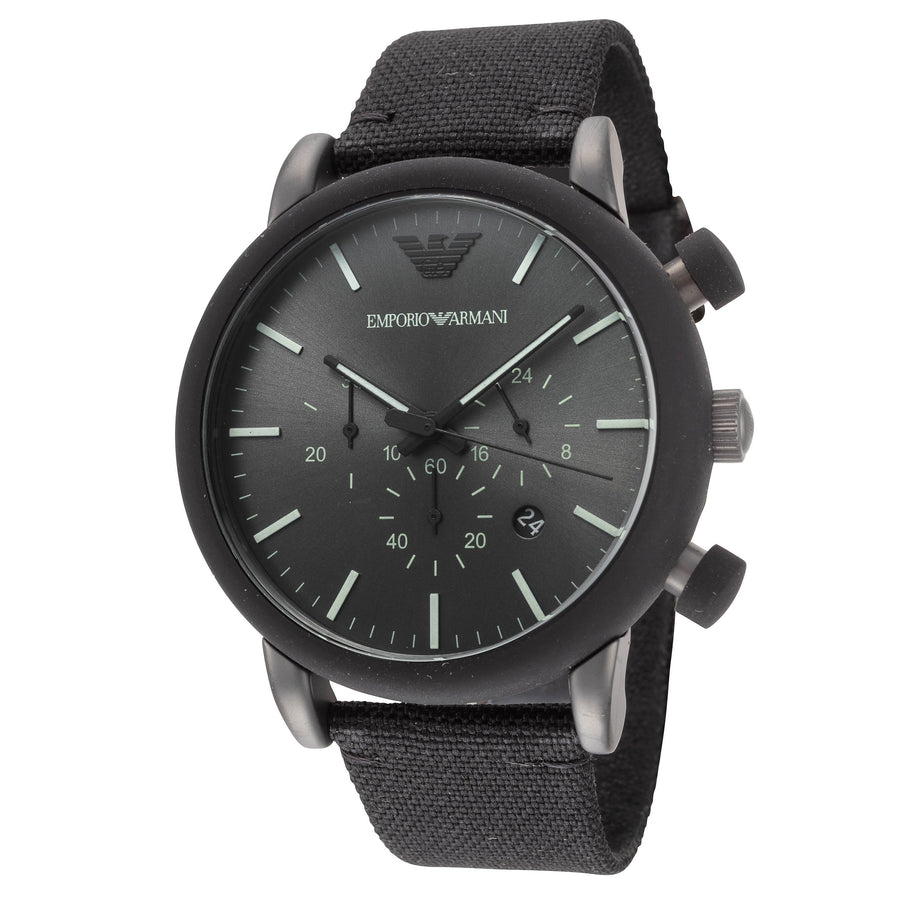 Preloved - Emporio Armani Mens Luigi 46mm Quartz Chronograph Watch Ar11409 One Color Watches