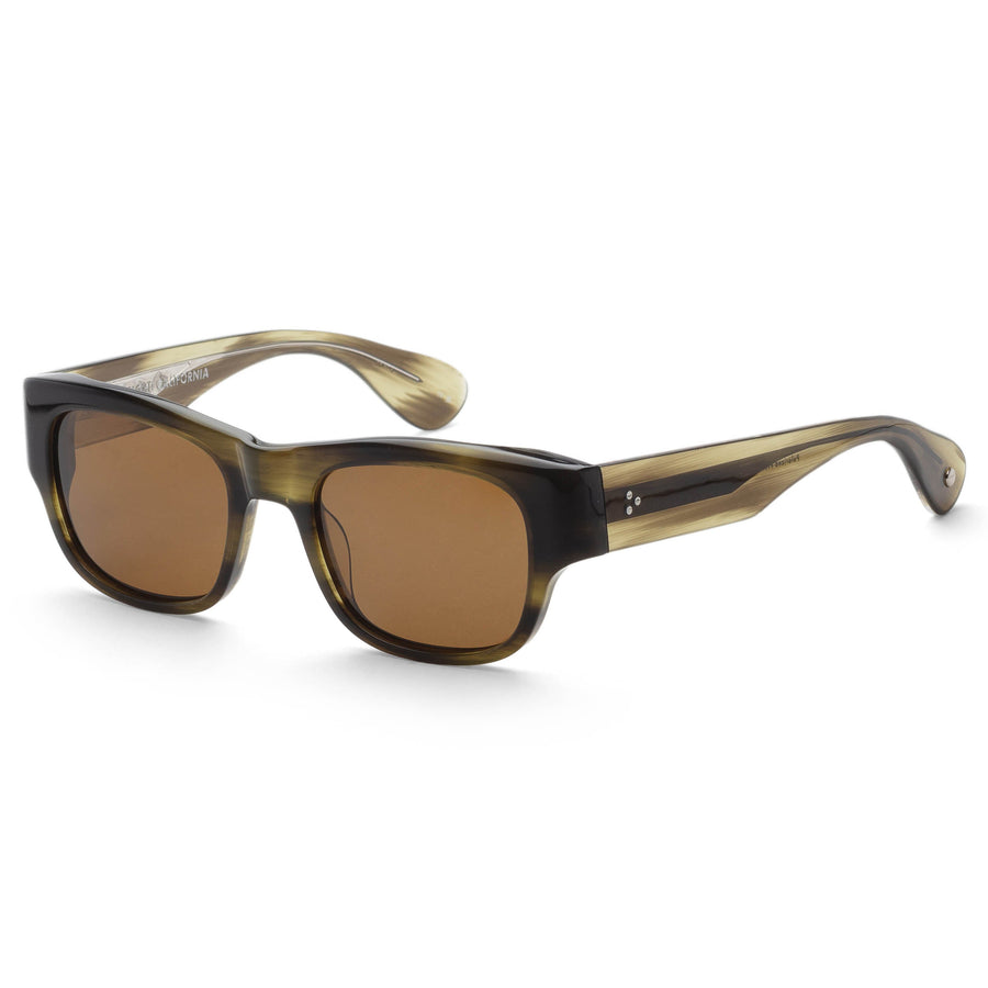 Preloved - Garrett Leight Womens Shasta 50mm Douglas Fir Polarized Sunglasses 2161= One Color