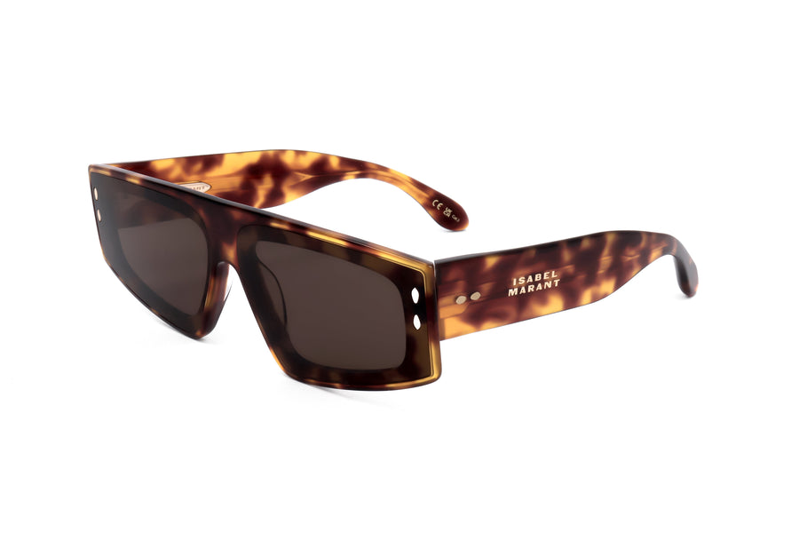 Preloved - Isabel Marant Womens 66mm Havana Sunglasses Im0169-G-S-Wr9-66 One Color