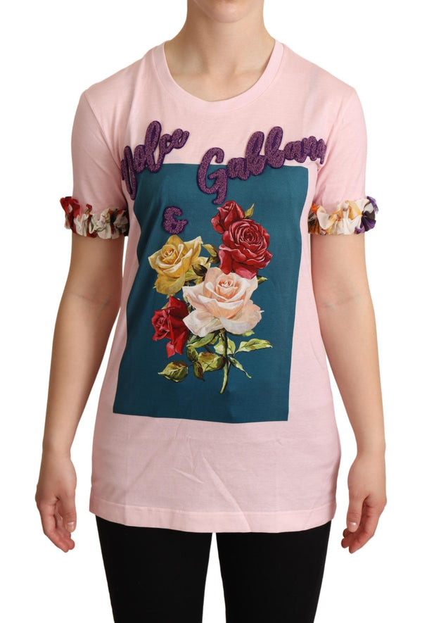 Dolce & Gabbana 95% Cotton t-shirt in pink