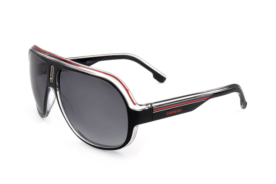 Preloved - Carrera Mens 63mm Black Crystal Sunglasses Speedway-N-T4o-63 One Color