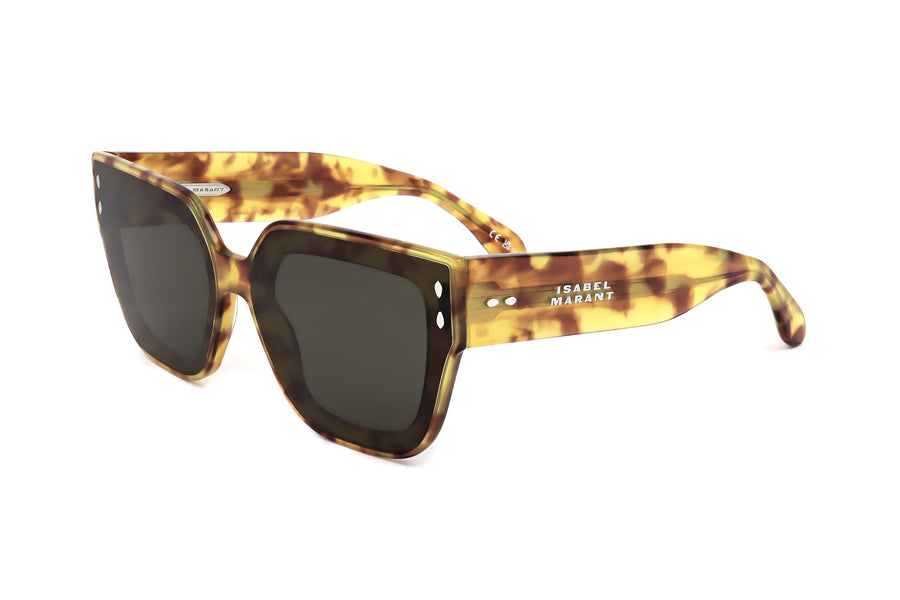 Preloved - Isabel Marant Womens 65mm Havana Honey Sunglasses Im0170-S-C9b-65 One Color