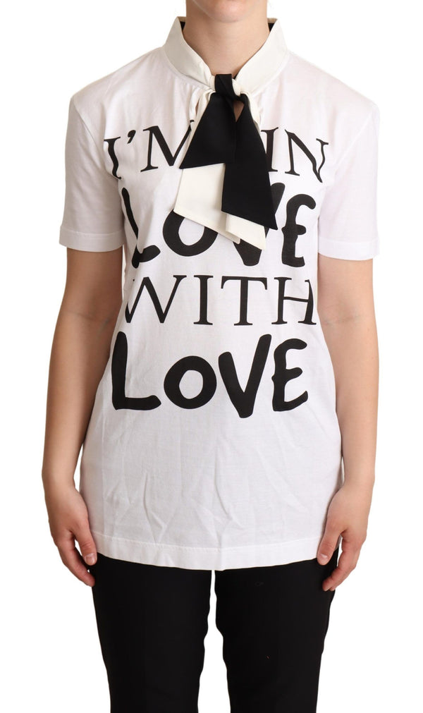 Dolce & Gabbana 100% Cotton t-shirt in white