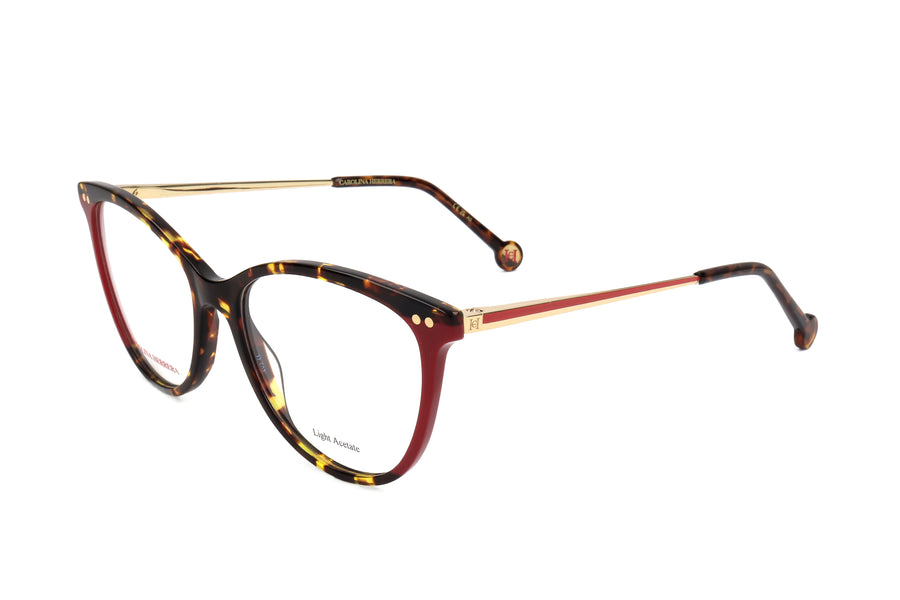 Preloved - Carolina Herrera Womens 52mm Havana Red Eyeglasses Her0210-O63-52 One Color