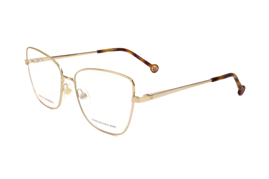Preloved - Carolina Herrera Womens 56mm White Gold Eyeglasses Her0209-B4e-56 One Color