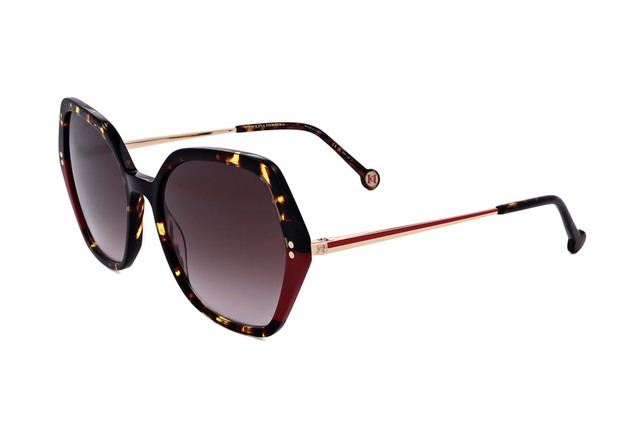 Preloved - Carolina Herrera Womens 55mm Havana Red Sunglasses Her0185-S-O63-55 One Color