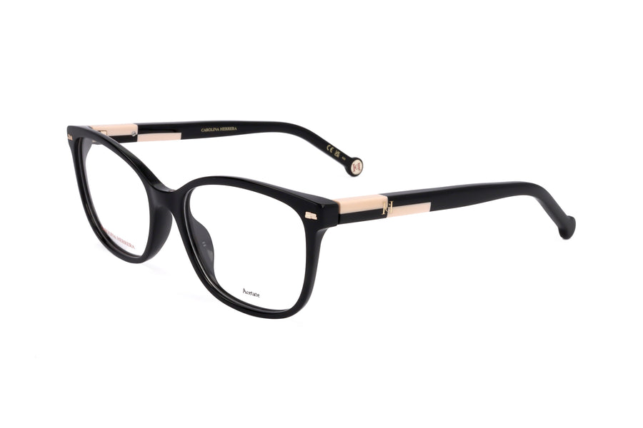 Preloved - Carolina Herrera Womens 54mm Black Nude Eyeglasses Her0159-G-Kdx-54 One Color