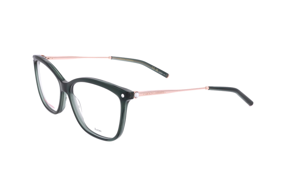 Preloved - Carolina Herrera Womens 56mm Grey Glitter Black Eyeglasses Her0154-Y6k-56 One Color