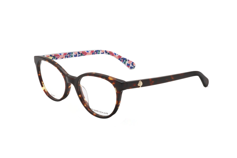 Preloved - Kate Spade Womens 50mm Havana Eyeglasses Gela-086-50 One Color