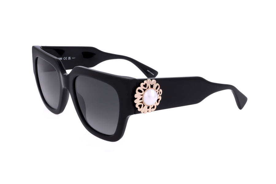Preloved - Moschino Womens 52mm Black Sunglasses Mos153-S-Us-807-52 One Color