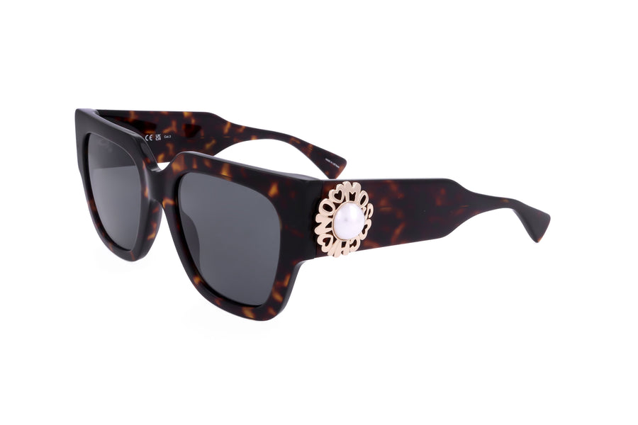 Preloved - Moschino Womens 52mm Havana Sunglasses Mos153-S-Us-086-52 One Color