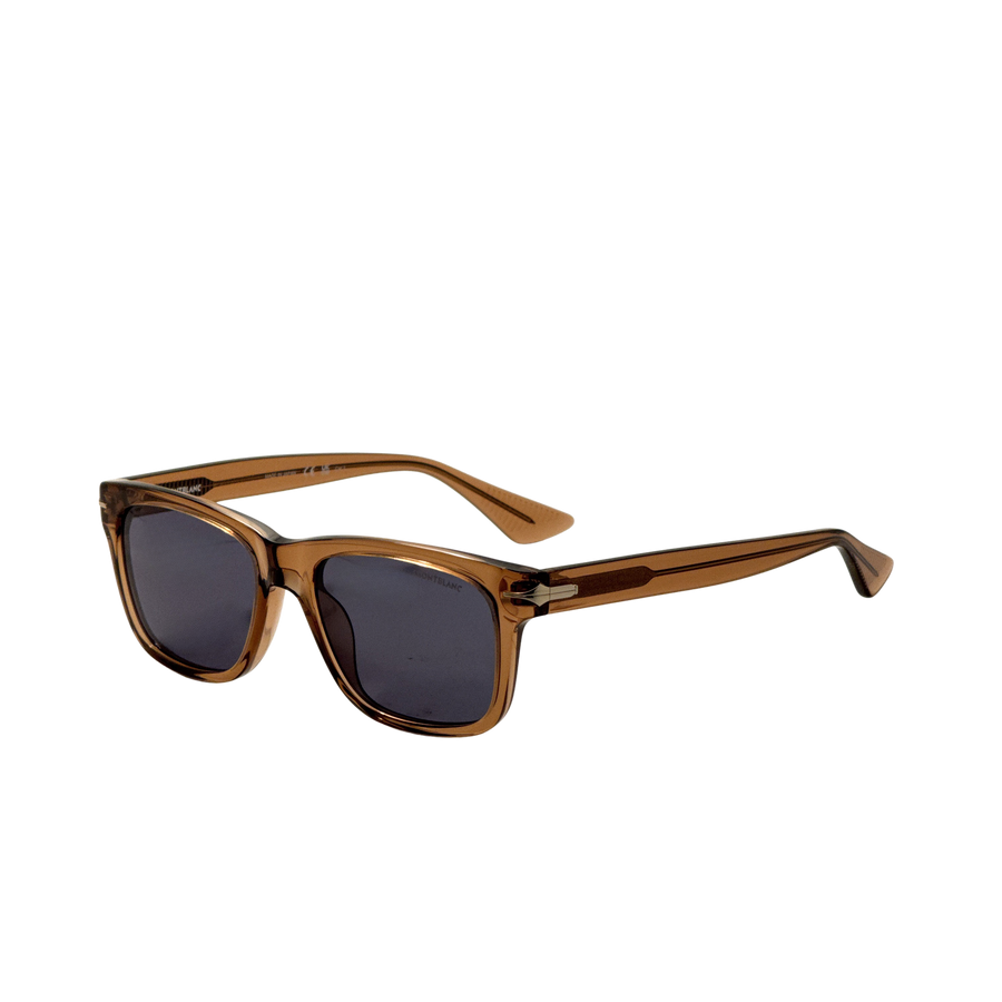 Preloved - Montblanc Mens 54 Mm Brown Sunglasses Mb0263s-005-54 One Color