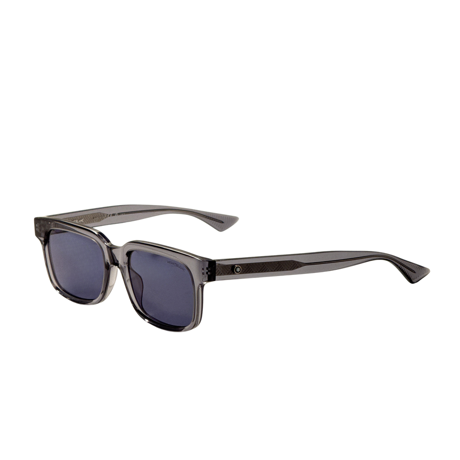 Preloved - Montblanc Mens 54 Mm Grey Sunglasses Mb0383s-004 One Color