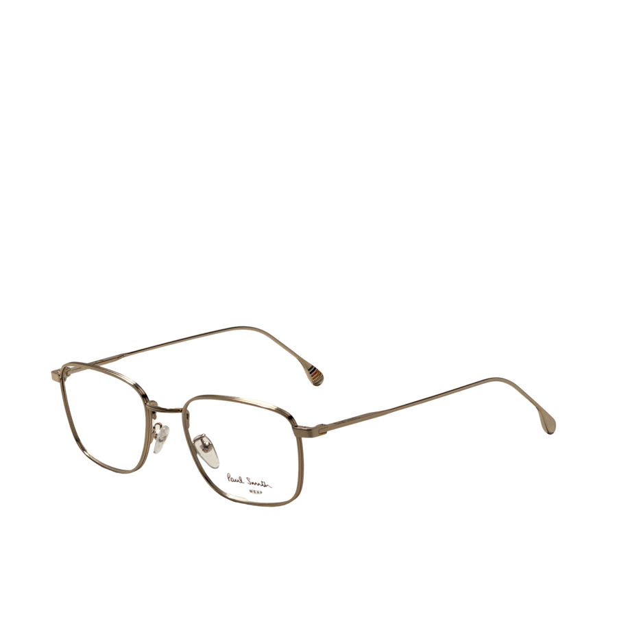Preloved - Paul Smith Mens Garrick 52mm Shiny Light Gold Eyeglasses Psop09652-001-52 One Color