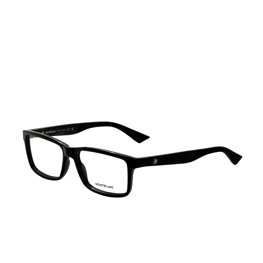 Preloved - Montblanc Mens 57 Mm Black Eyeglasses Mb0402o-001-57 One Color