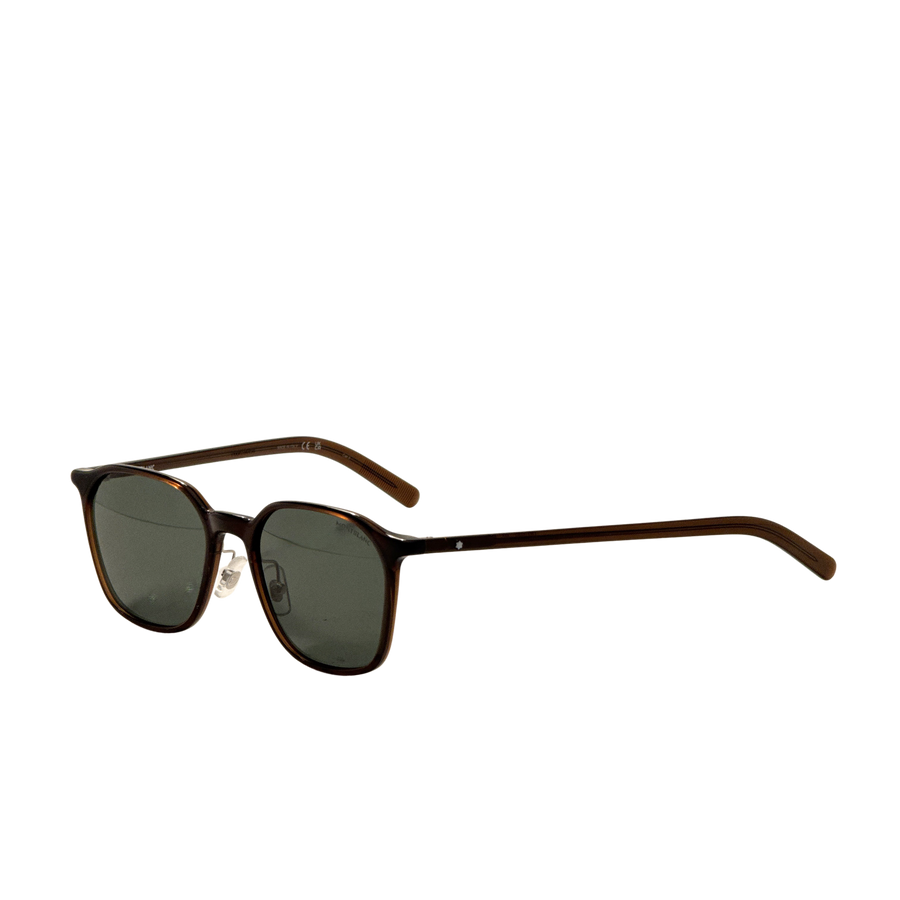 Preloved - Montblanc Unisex 55 Mm Brown Sunglasses Mb0420sk-003 One Color