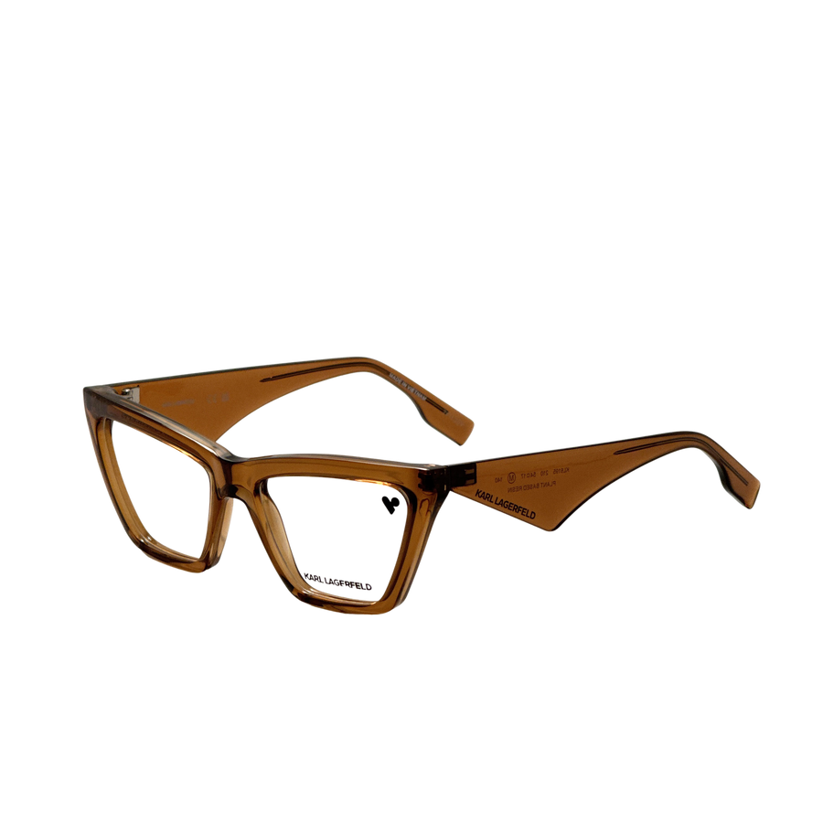 Preloved - Karl Lagerfeld Womens 54mm Light Brown Eyeglasses Kl6195-210-54 One Color
