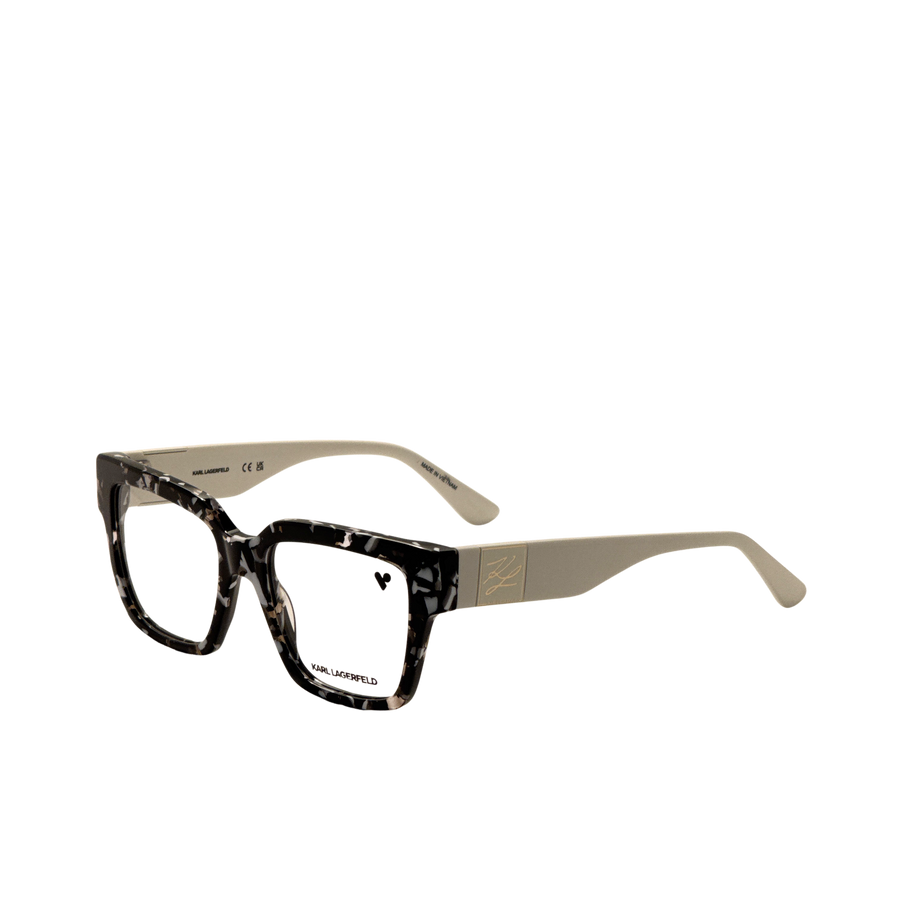 Preloved - Karl Lagerfeld Womens 53mm Marble Black Eyeglasses Kl6196-016-53 One Color