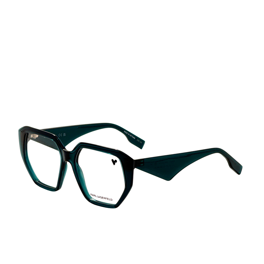 Preloved - Karl Lagerfeld Womens 54mm Crystal Petrol Eyeglasses Kl6213-425-54 One Color