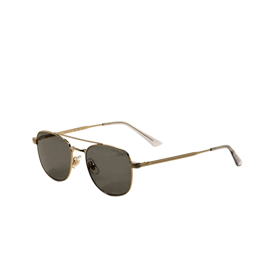Preloved - Montblanc Mens 51 Mm Rose Gold Sunglasses Mb0363s-001-51 One Color