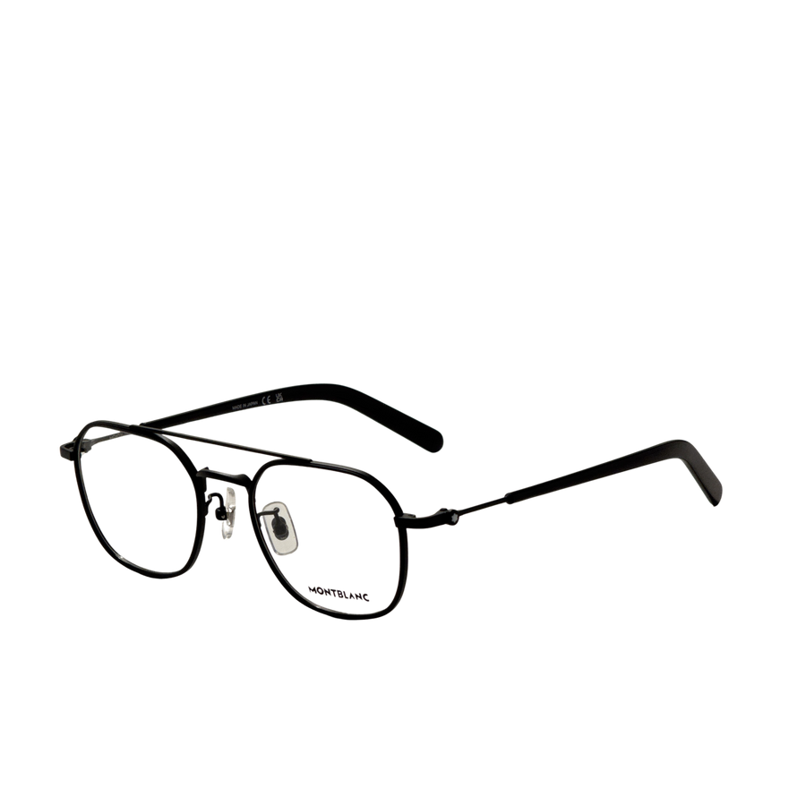 Preloved - Montblanc Mens 51 Mm Black Eyeglasses Mb0391oa-004-51 One Color