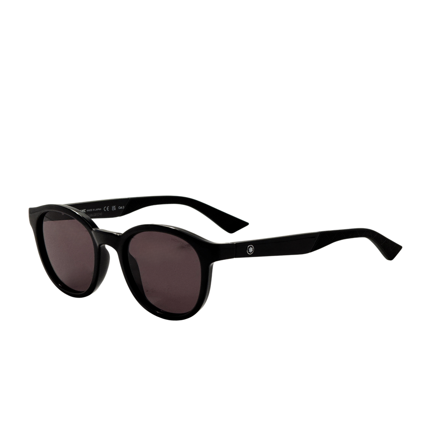 Preloved - Montblanc Mens 51 Mm Black Sunglasses Mb0398s-001 One Color