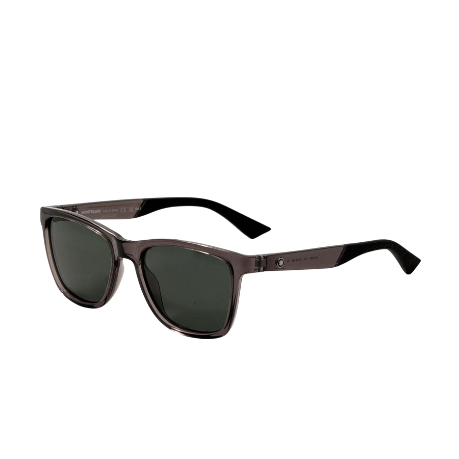 Preloved - Montblanc Mens 55 Mm Grey Sunglasses Mb0399s-003 One Color