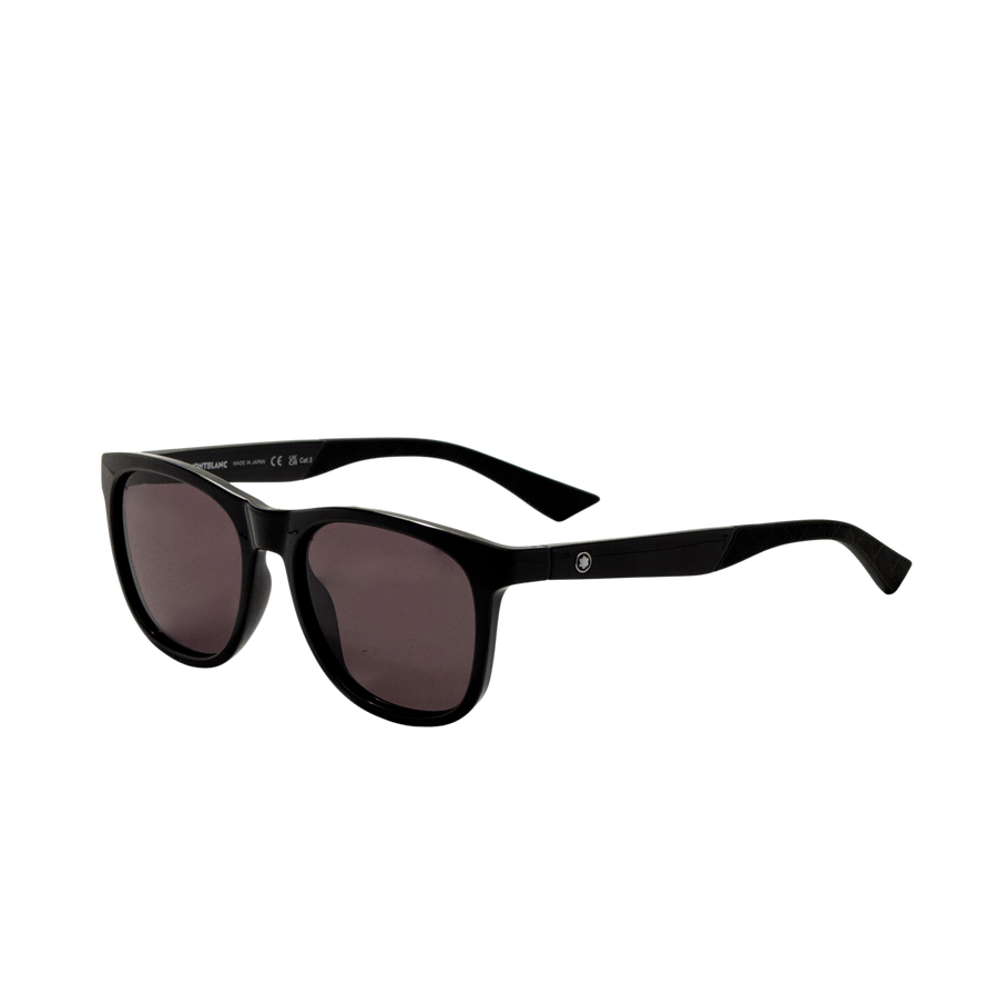 Preloved - Montblanc Mens 55 Mm Black Sunglasses Mb0400s-001 One Color