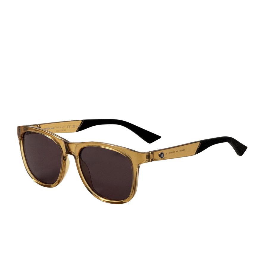 Preloved - Montblanc Mens 55 Mm Black Sunglasses Mb0400s-004 One Color