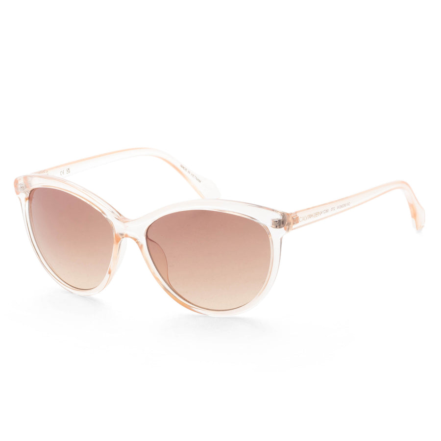 Preloved - Calvin Klein Womens 58mm Crystal Beige Sunglasses Ck19534s-270 One Color