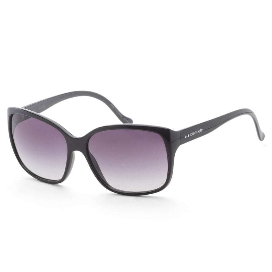 Preloved - Calvin Klein Womens 60mm Black Crystal Sunglasses Ck20518sn-001 One Color