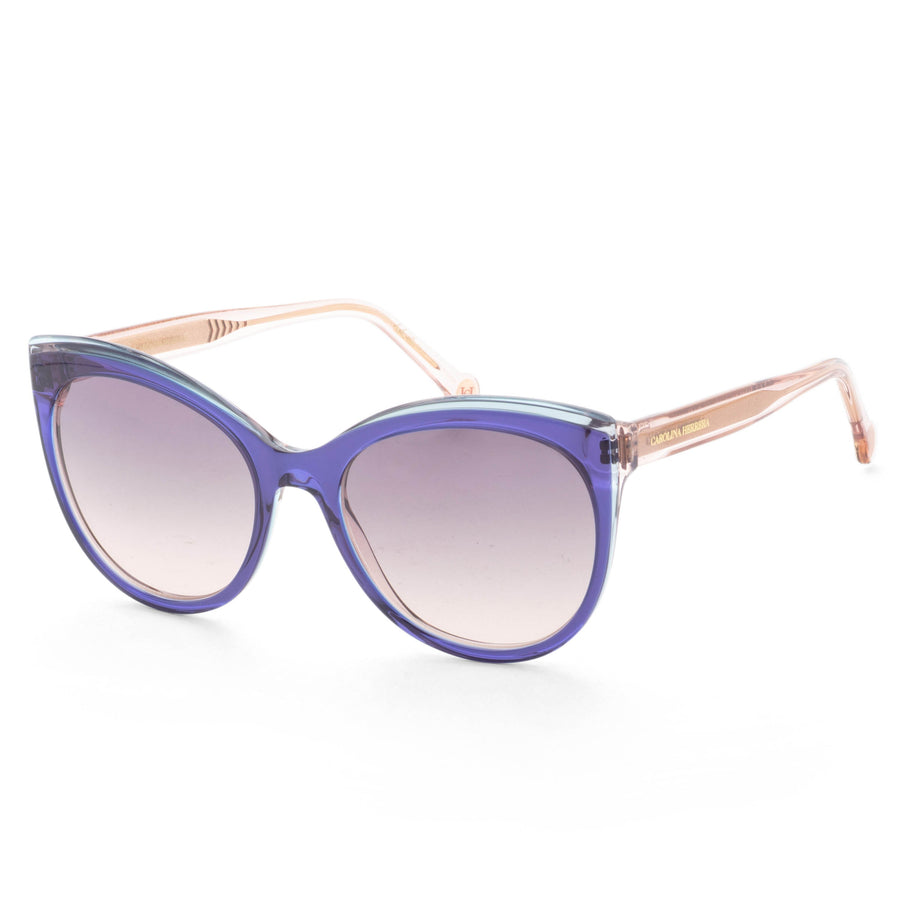 Preloved - Carolina Herrera Womens 57mm Blue Pink Sunglasses Her0175-S-Br0-57 One Color