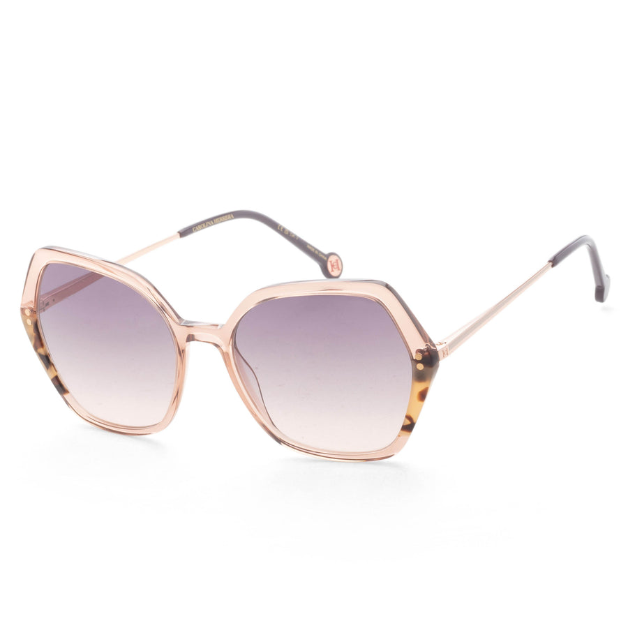 Preloved - Carolina Herrera Womens 55mm Peach Havana Sunglasses Her0185-S-L93-55 One Color