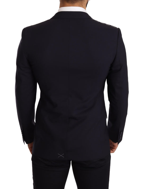 Dolce & Gabbana 98% Virgin Wool 2% Elastane; Lining: 70% Rayon 30% Cupro blazer in navy