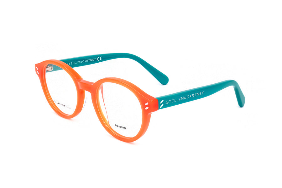 Preloved - Stella Mccartney Kids 44mm Shiny Orange Eyeglasses Sc5013ik-042-44 One Color