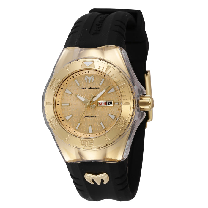 Preloved - Technomarine Womens Cruise Monogram 36.5mm Quartz Watch Tm-122021 One Color Watches