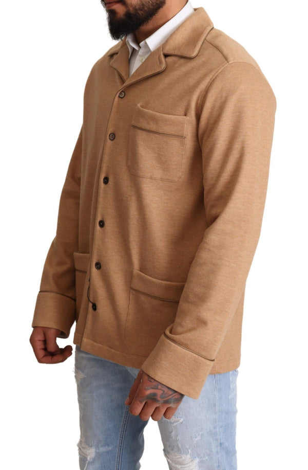 Dolce & Gabbana 84% Cotton jacket in camel