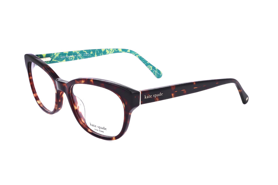 Preloved - Kate Spade Womens 52 Mm Havana Eyeglasses Zelda-086-52 One Color