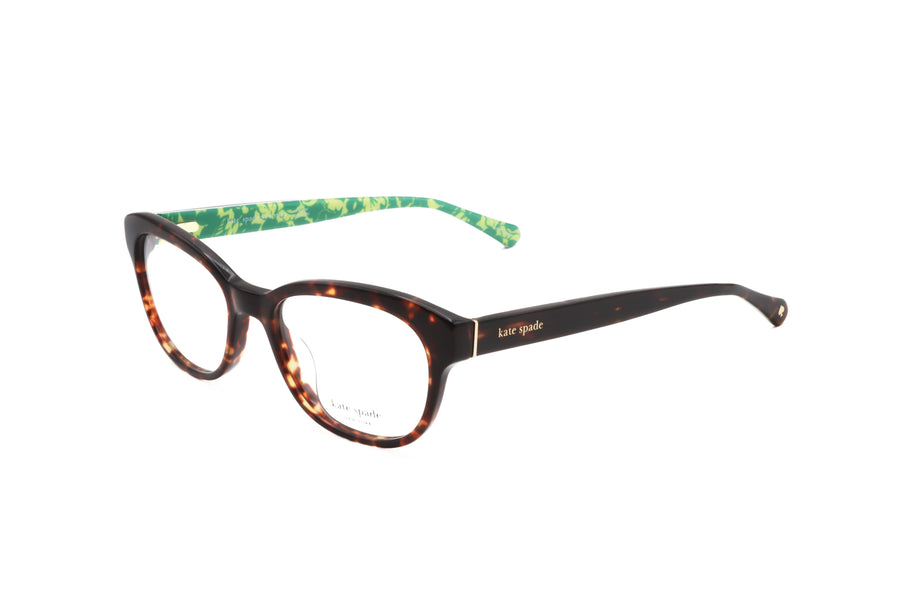 Preloved - Kate Spade Womens 50 Mm Havana Eyeglasses Zelda-086-50 One Color